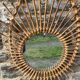 mirror glass sun Mid-Century in Bamboo & Rush, Vintage - No. 2