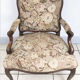 Louis XV vintage cabriolet armchair "à la Reine", 18th century