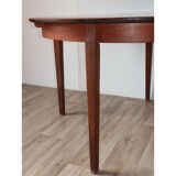Scandinavian dining table in 1960 extendable teak