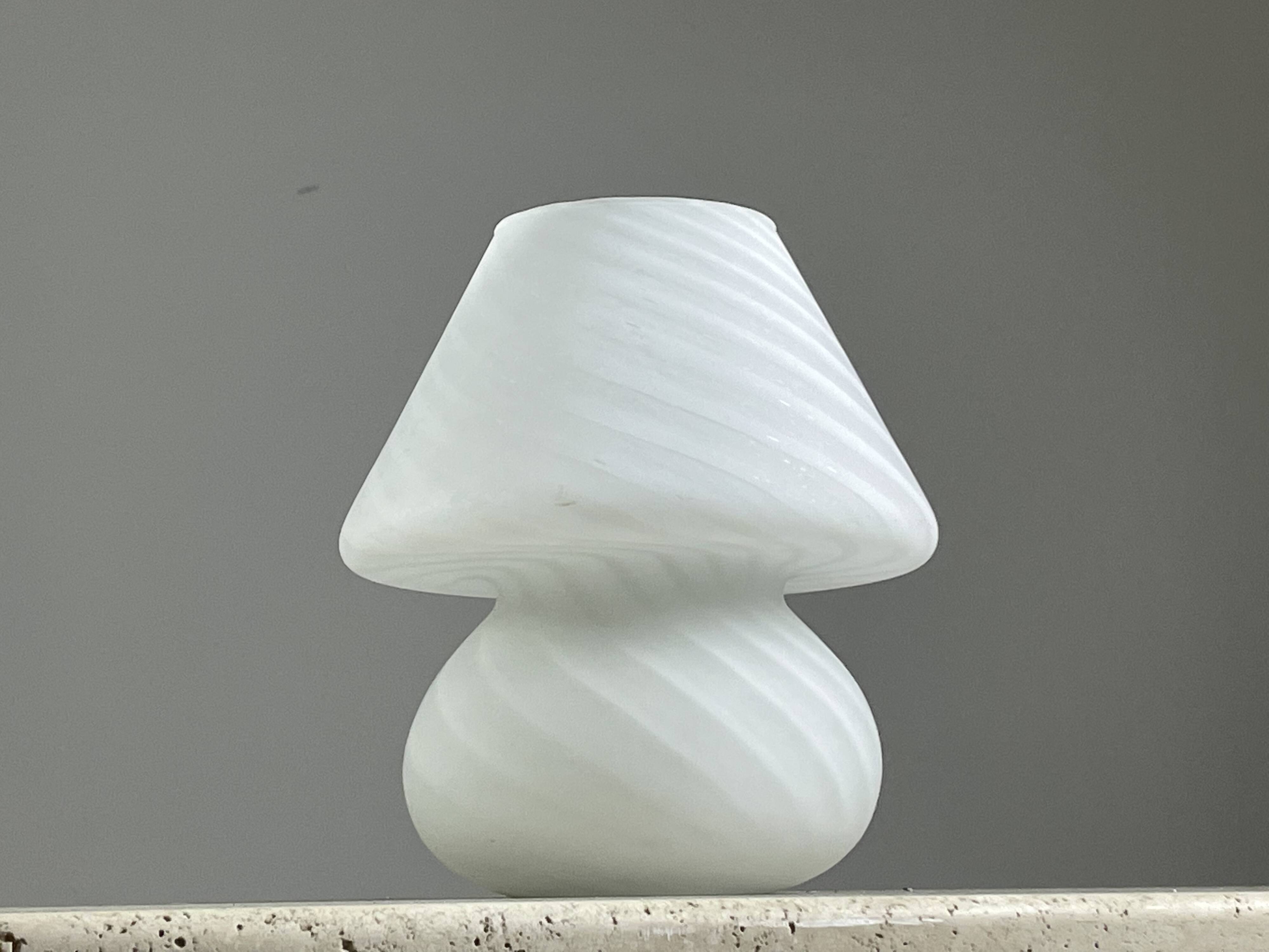 Murano glass mushroom lamp, 1970s