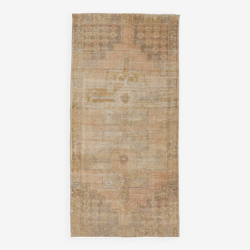 4x8 oriental & madallion vintage rug, 118x238cm