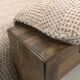 Vintage Brutalist Oak Armchair