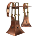 Pair of copper Table Candlesticks by Carl Deffner, Germany ca 1910