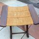Tabouret  en bois paillé / vintage années 50-60