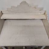 Old vintage wooden dressing table