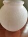 Art Deco vase, frosted pink glass.