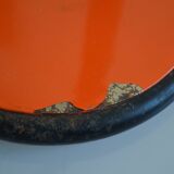 Vintage Aluminor France orange lamp from the 70s 1970