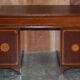 Sheraton desk restored Victorian leather