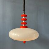 Lampe à suspension rouge