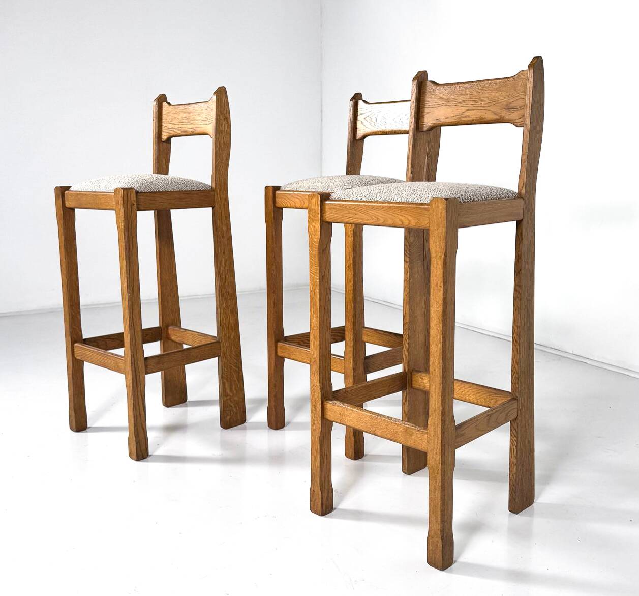 Mid-Century Modern Set of Bar Stools, 1970s - Sold individually