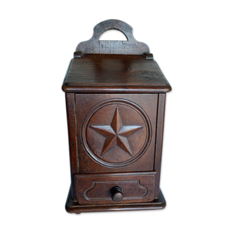 18th century salt box and so spice drawer