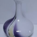 Vase verre richartz verre d'art années 80