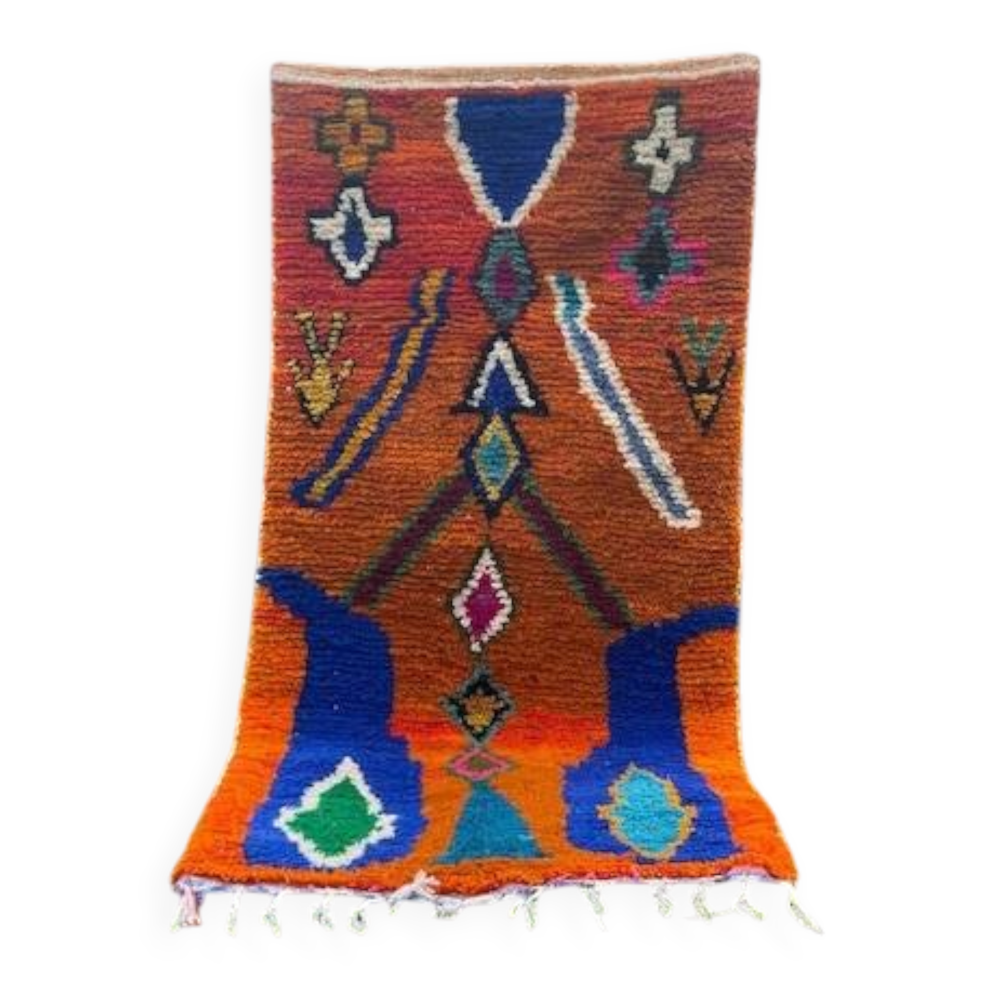 Handmade Moroccan rug 250cm x 100cm