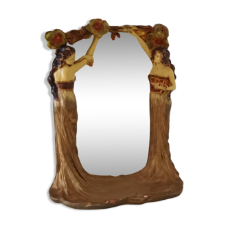 Art Nouveau table mirror