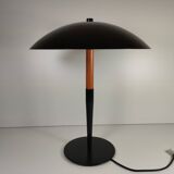 Black mushroom lamp Aluminor years 80
