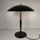 Black mushroom lamp Aluminor years 80