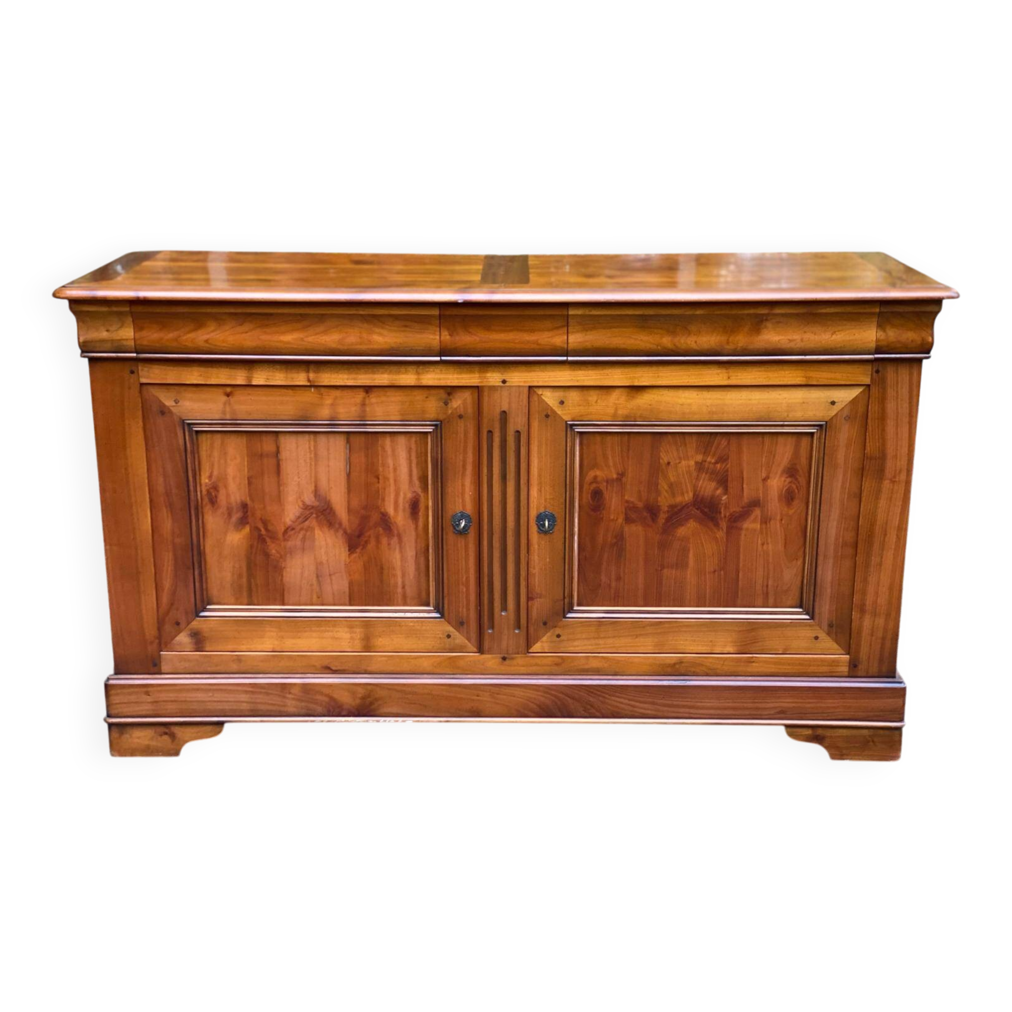 19th century Louis Philippe solid wood sideboard, 176cm