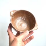 Stoneware bowl duo