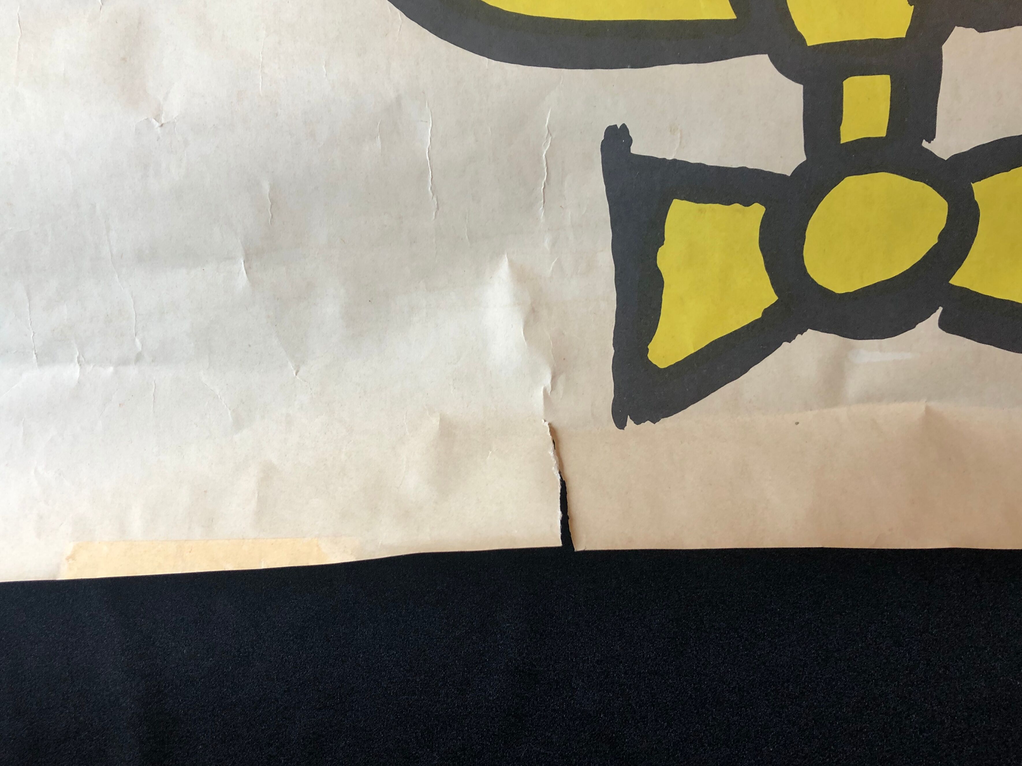 Old vintage poster B. Chadebec 1987