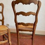 Paire de chaises en chêne