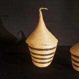 Small woven nesting baskets