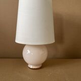 Small old glass table lamp