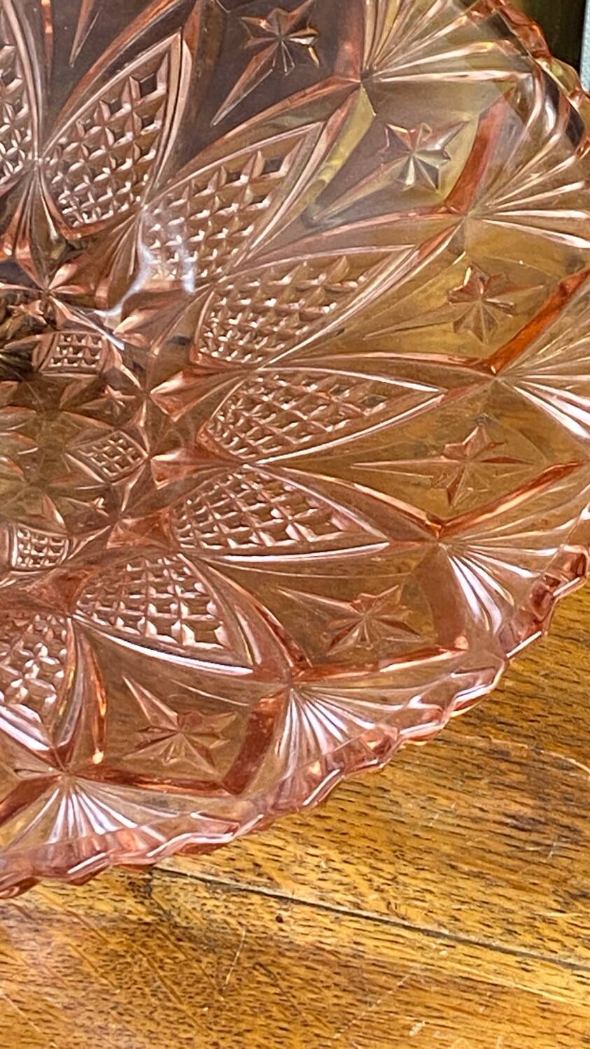 Coupe en verre rose, Rosaline, Luminarc