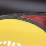 Abstract decorative dish in bright colors