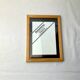 Old frame in light wood
