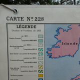 Carte scolaire ancienne de L' Europe de 1812 à 1815 - N°228 /229