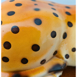 Jeune léopard en céramique italienne vintage – Années 1970