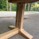 Grande Table de Monastère décapée en chêne massif brut 225cm