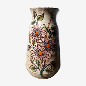 70s floral vase