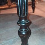 Coffee table with a marble top, known as "bouillotte".