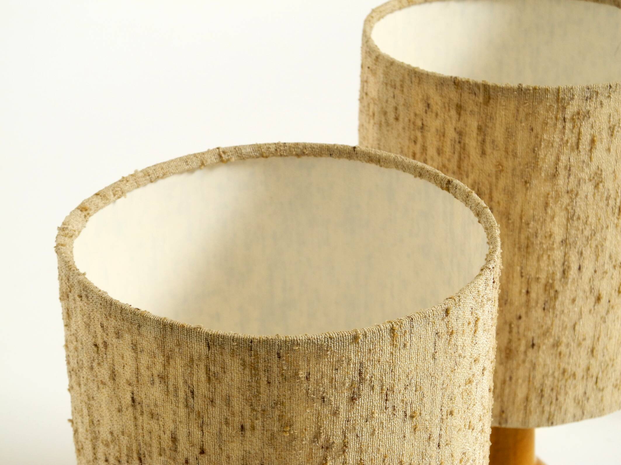 A pair of beautiful small ceramic table lamps by Cloos & Co., 1960s