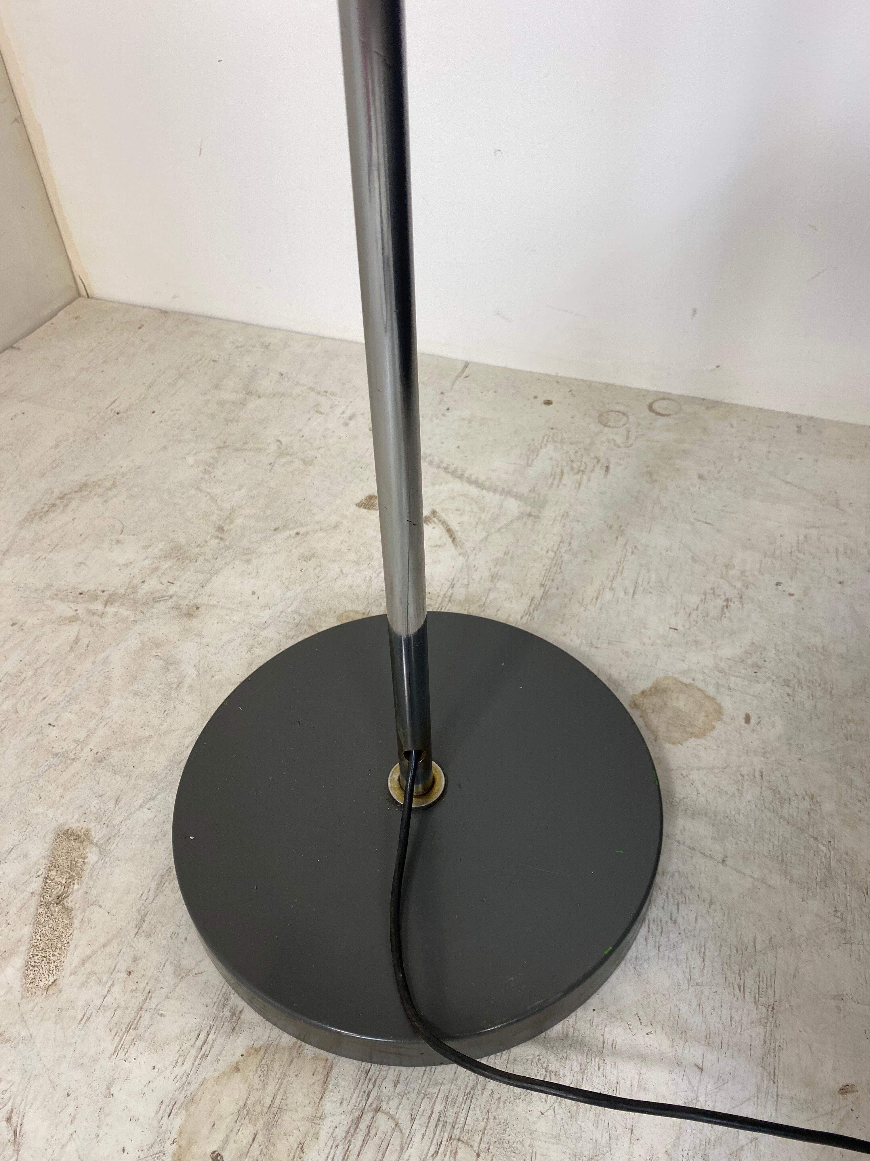 Mid-Century Grey Arc Floor Lamp from Gepo, 1960s