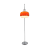 Midcentury Red Floor Lamp by Meblo Designed by Harvey Guzzini, Italy, 1970s