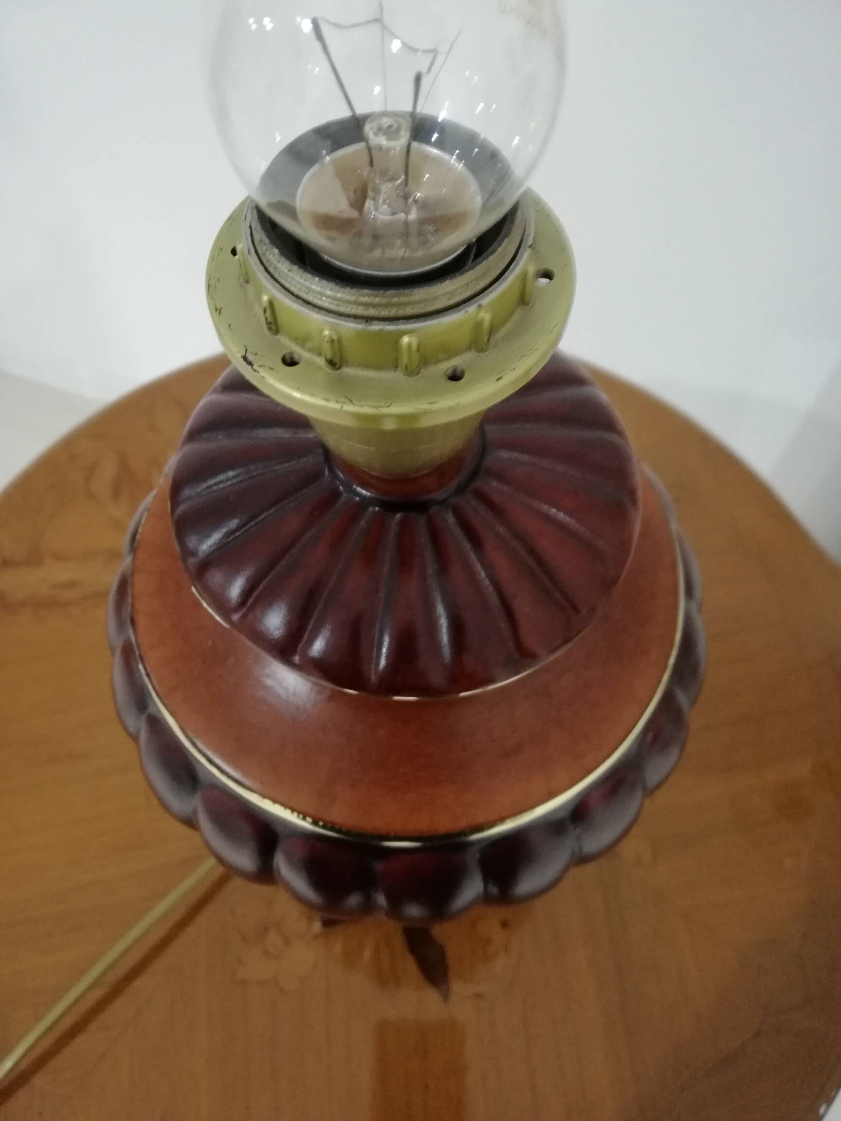Lampe à poser  de marque "Lancel" sans abat-jour des année 80.