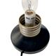 1990 ikea table lamp – vintage bulb shape in frosted glass