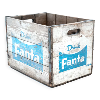 Fanta Vintage wooden case,1966