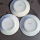vintage French flat plates vf Paris Pommettes