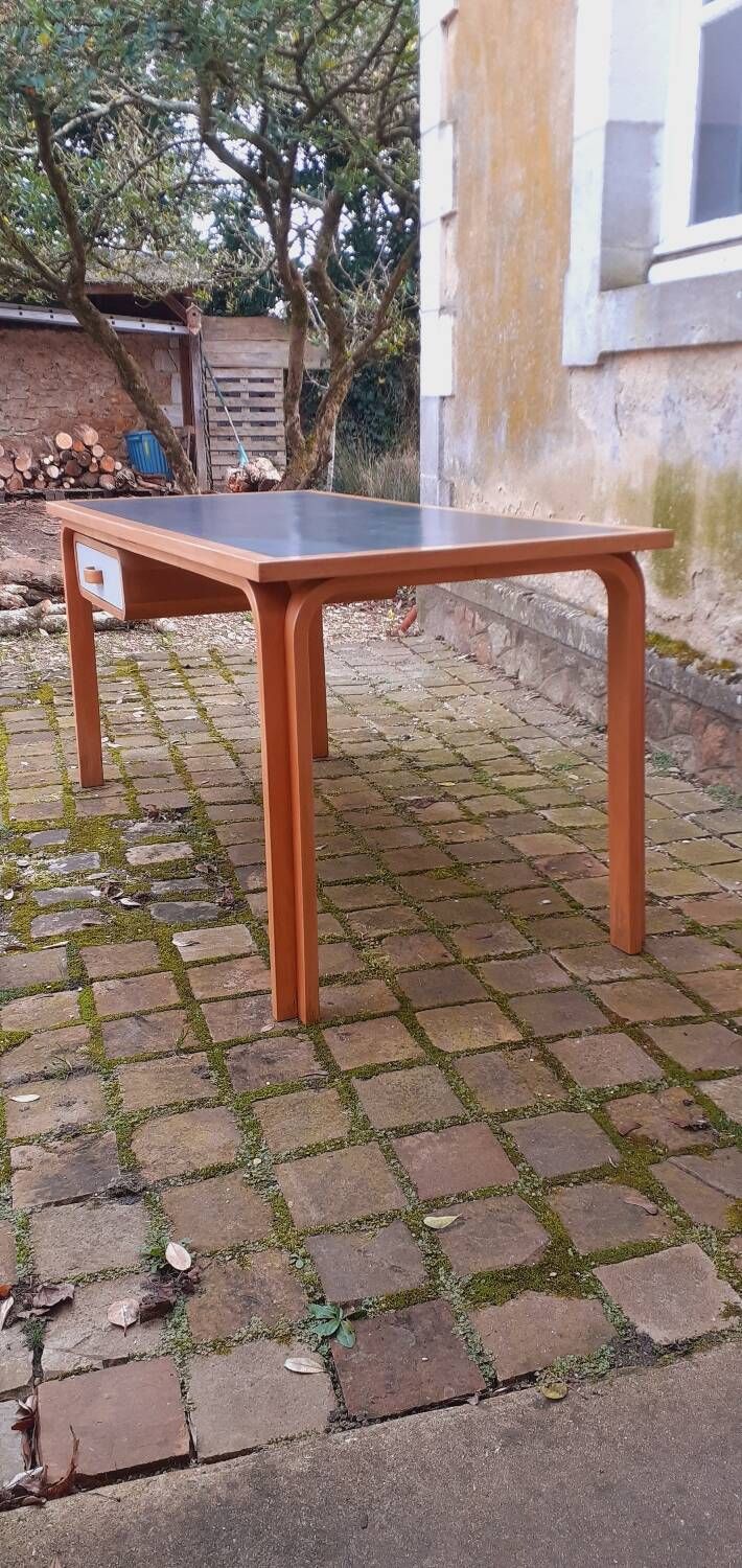 70s Scandinavian desk by Rud Thygesen and Johnny Sorensen for Magnus O