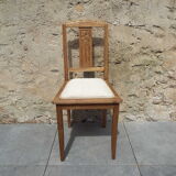 4 art deco style chairs