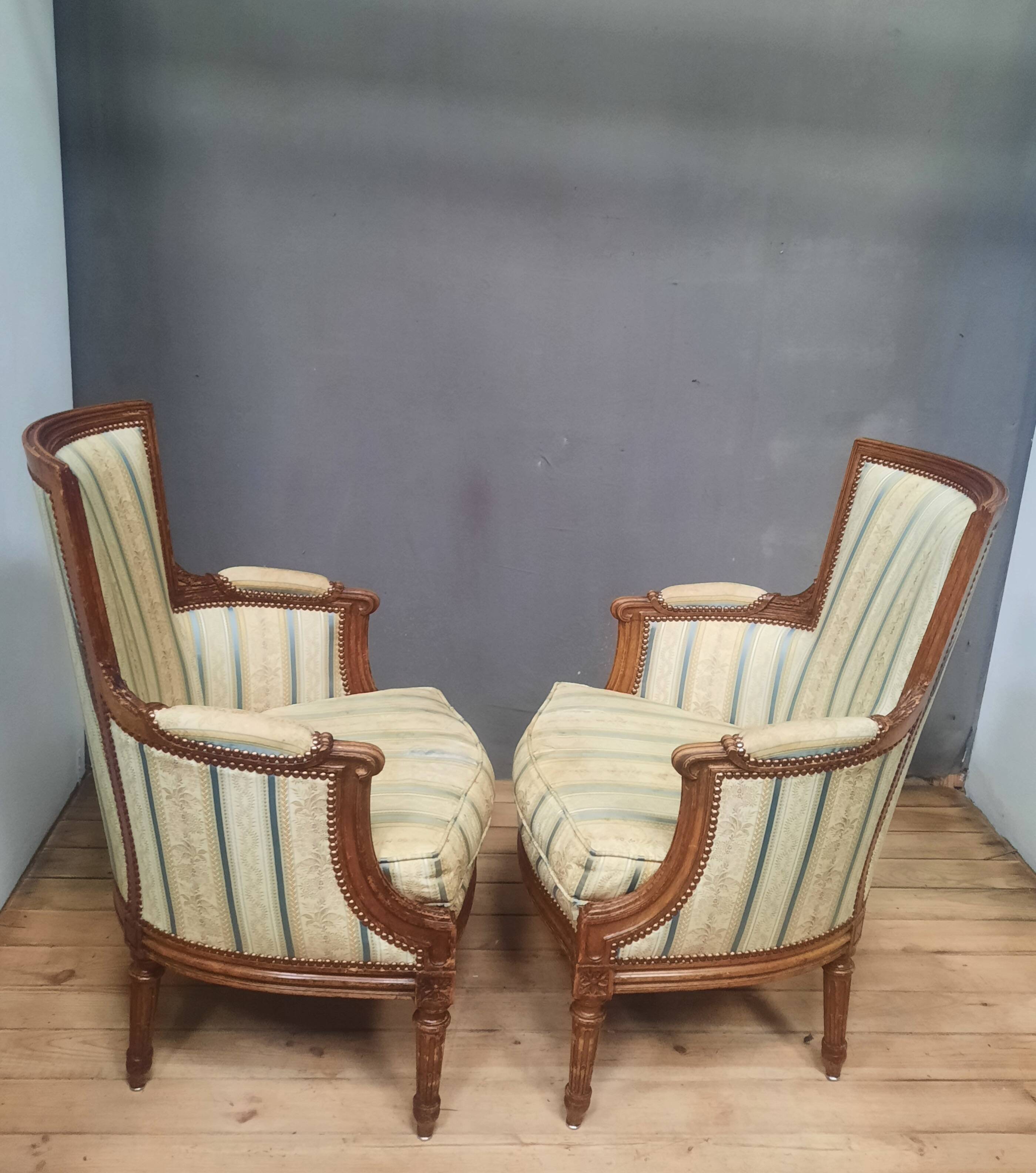 Pair of Louis XVI shepherdesses