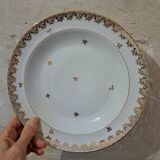 12 deep plates in Limoges porcelain
