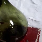 Dark green demijohn