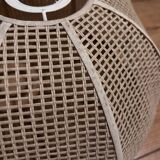 Rattan flower pendant light