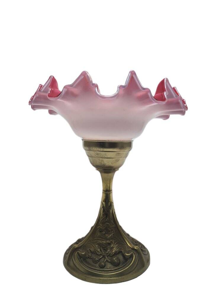 Art Nouveau crystal bowl on stand from WMF, 1890s