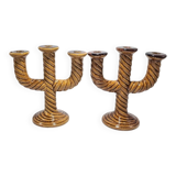 Pair of vintage candlesticks