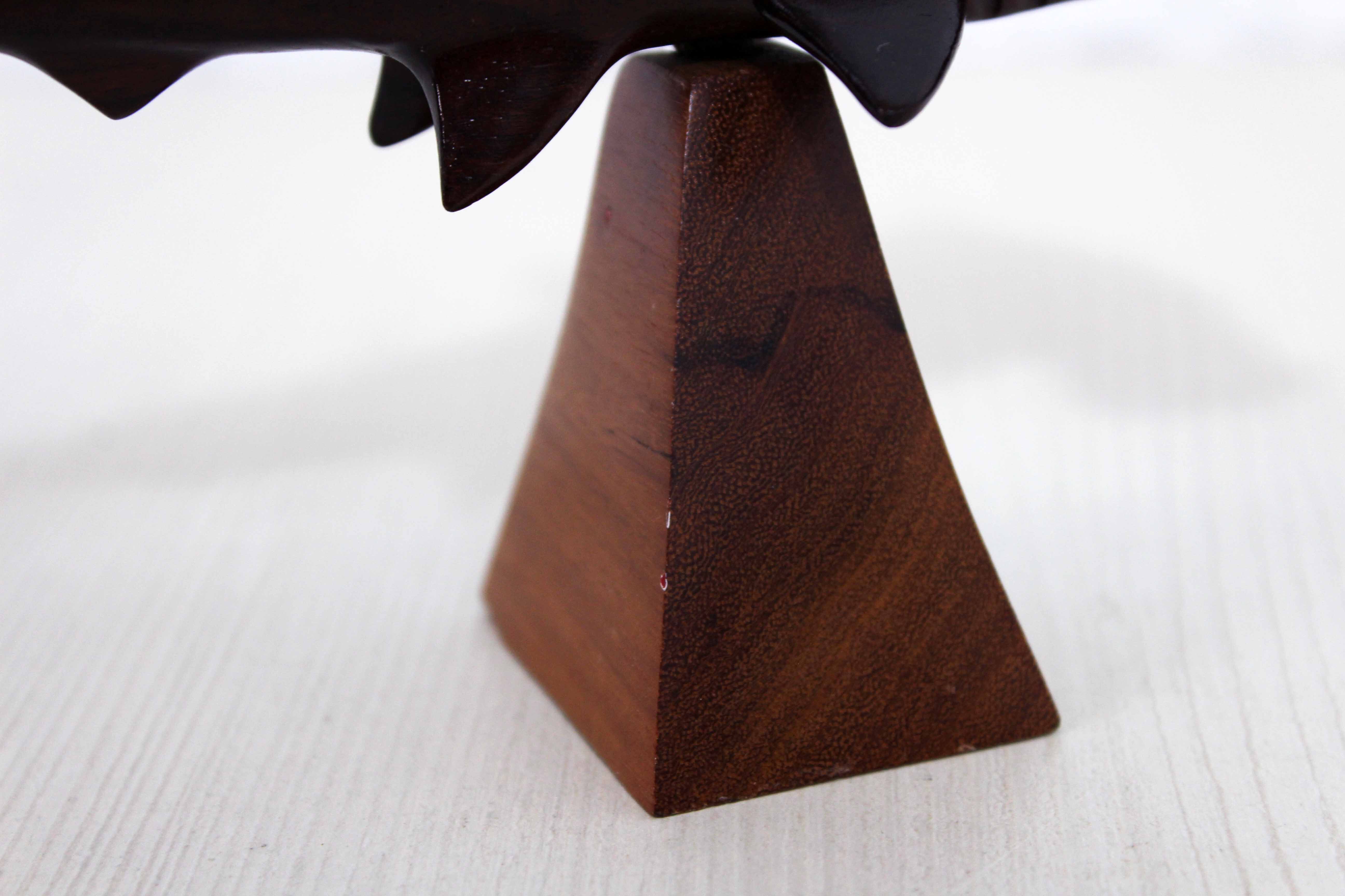 Wooden hammerhead shark 1970